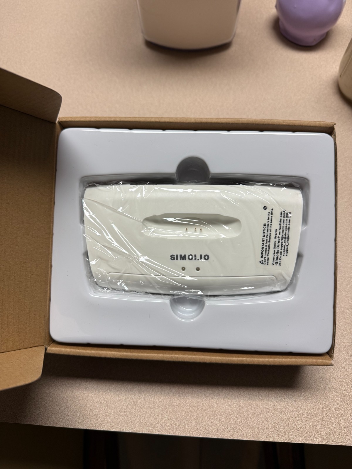 Simolio 2.4GHz Wireless TV Headset SM-823 Pro Analog – Open Box