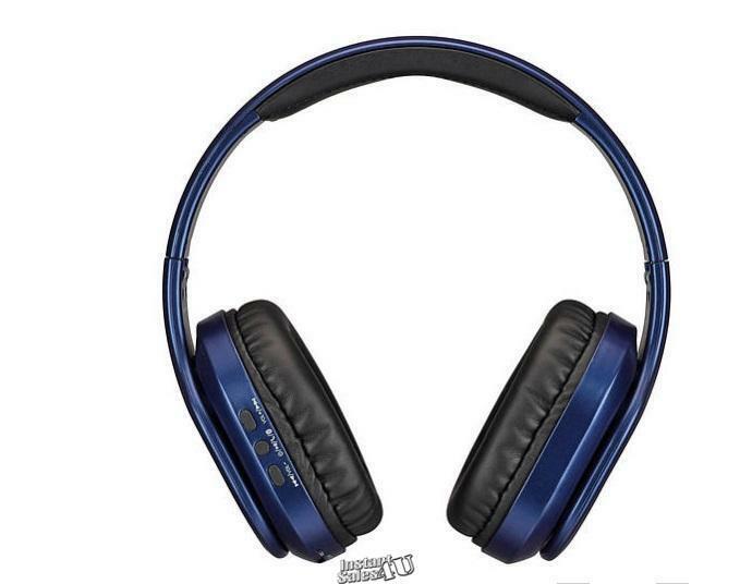 iLive Noise-Bluetooth Cancelling Wireless Headphones 5.7″Lx2.8″Dx7.7″H Blue