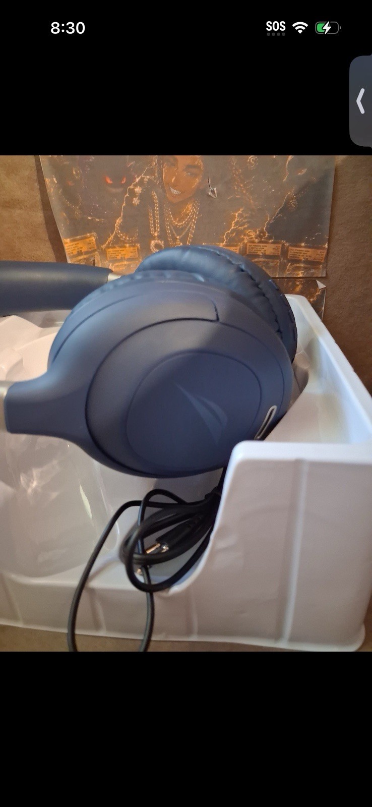 Nautica H90 Wireless Bluetooth Headphones – Navy Blue – Open Box / Never Worn