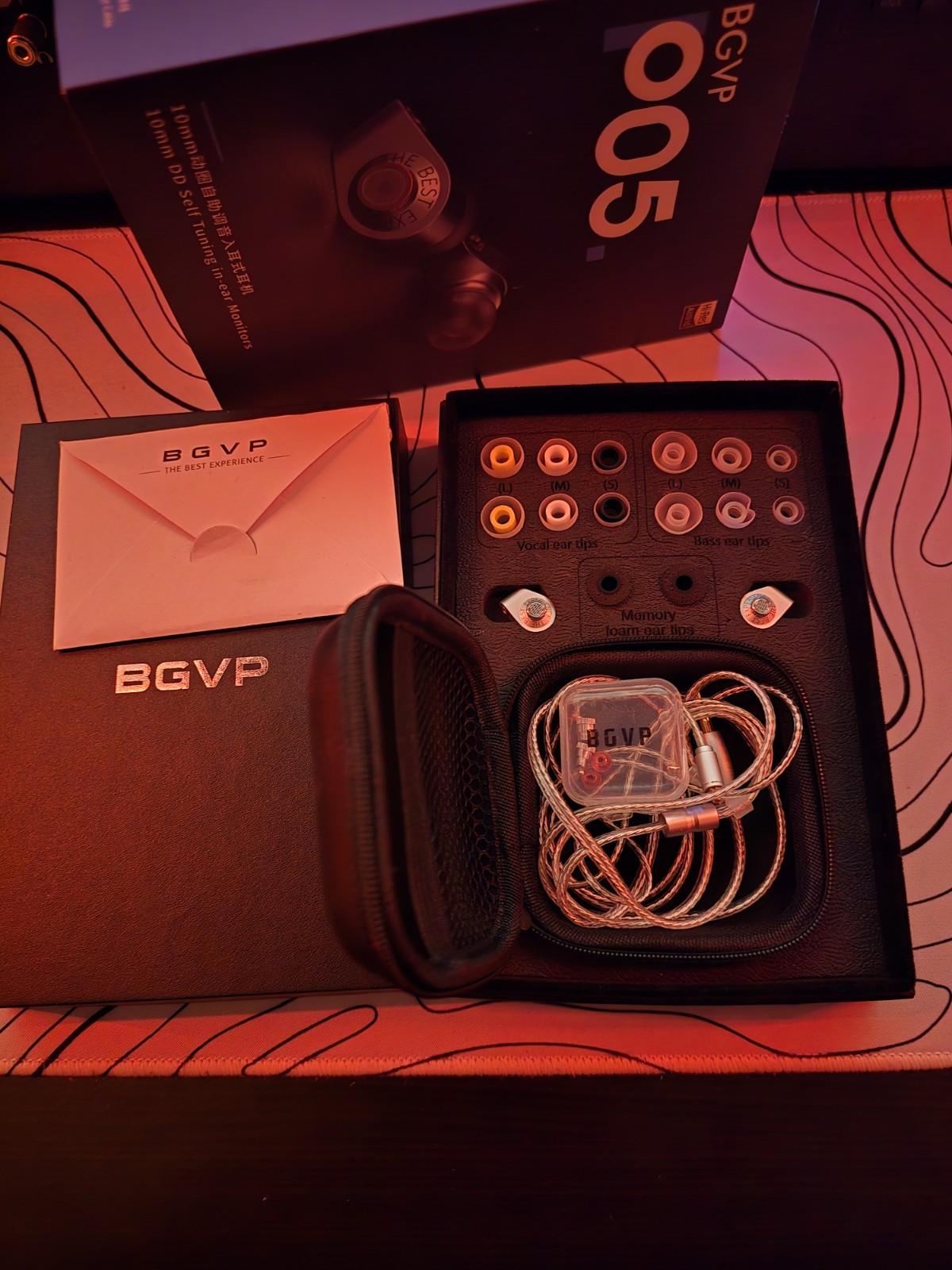 BGVP PO5 10MM DD Self Tuning In Ear Monitors