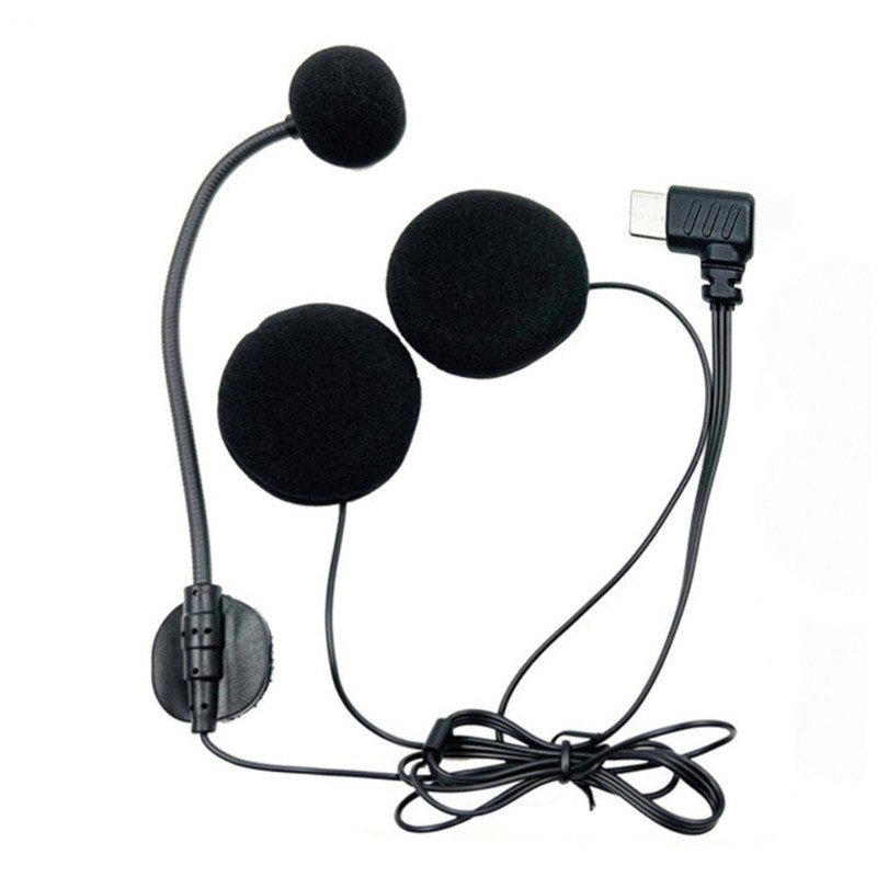 Omnidirectional Half Hooded Helmets Mic with Boom for Motorcycle 32Ω Speaker