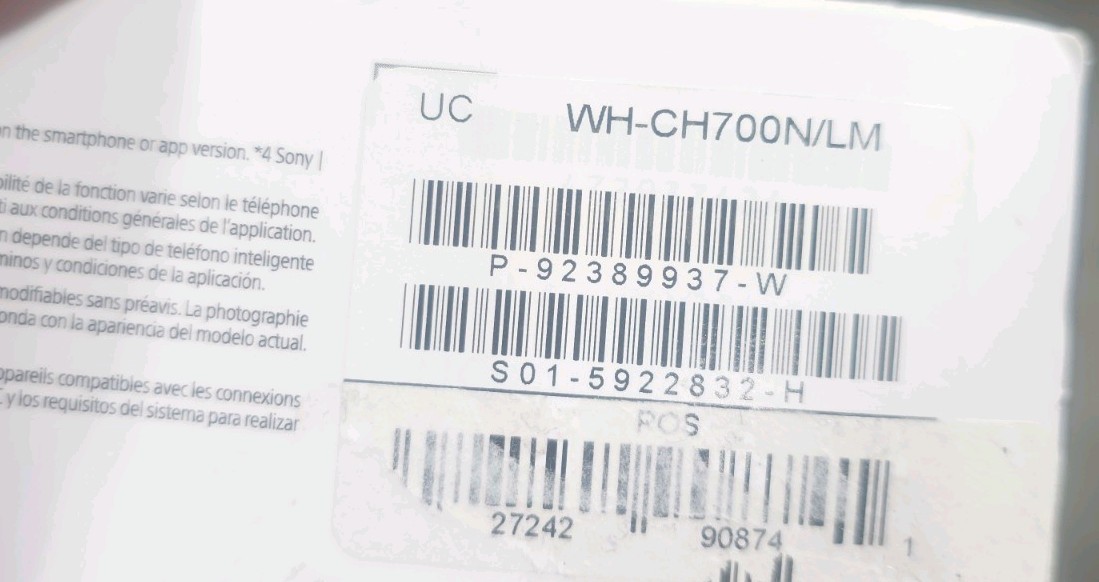 Sony WH-CH700N Wireless Noise Canceling Black WHCH700N