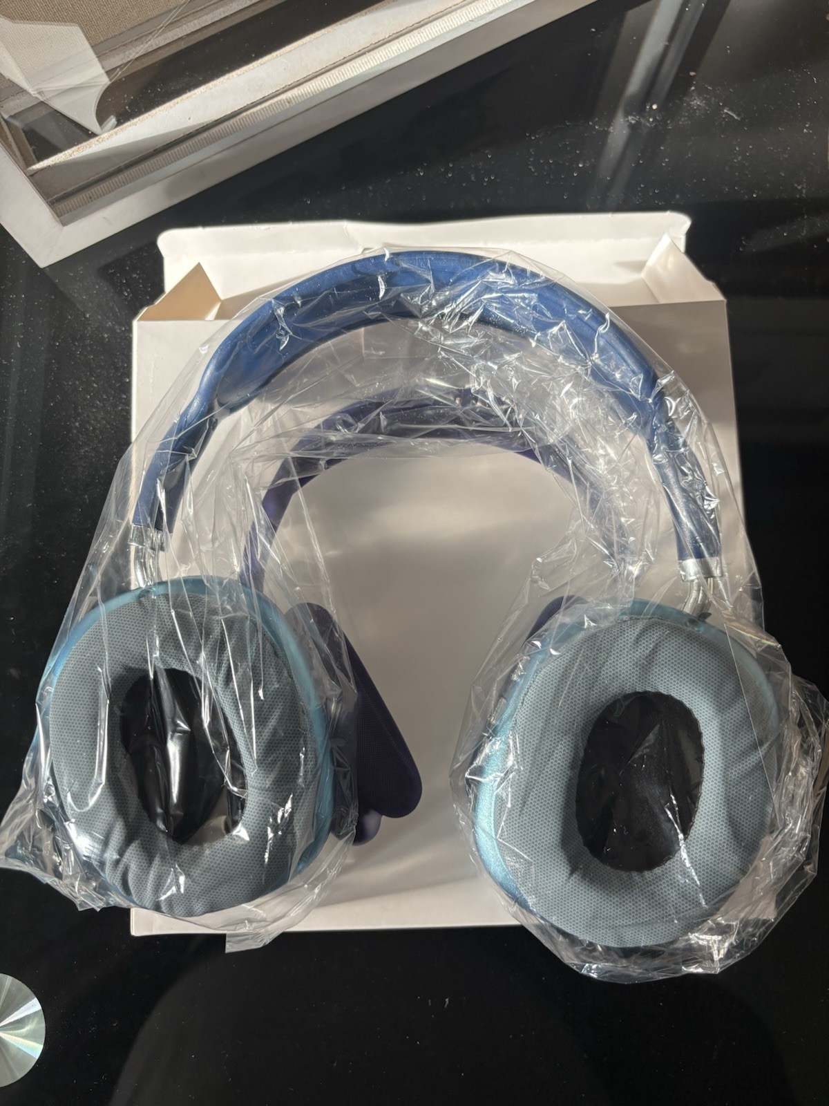 P9 ProMax Blue Over-Ear Headband Headphones 50mm Drivers Double Earpieces