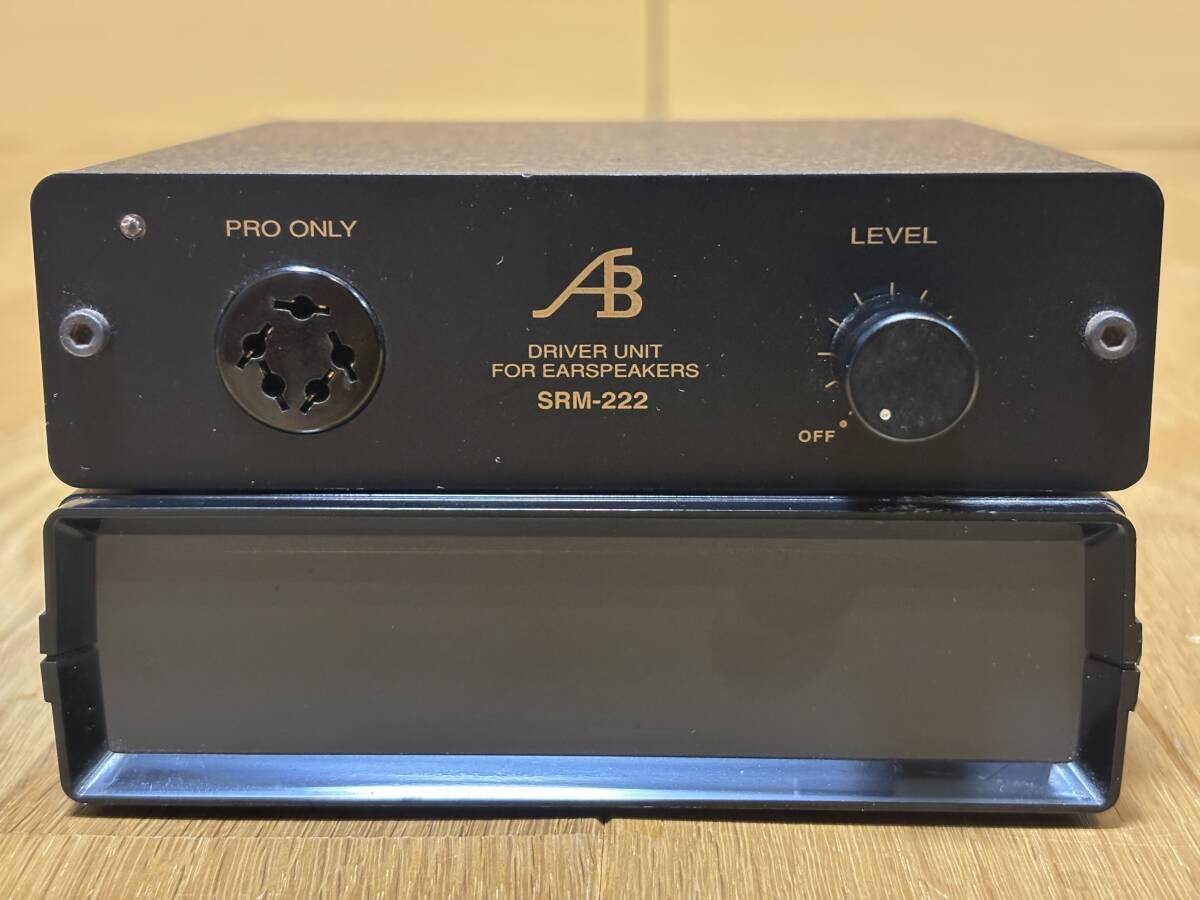 STAX SRM-222 AIRBOW SR SC-1 Earspeakers & Driver Unit w/ Power Supply MG01 3.0