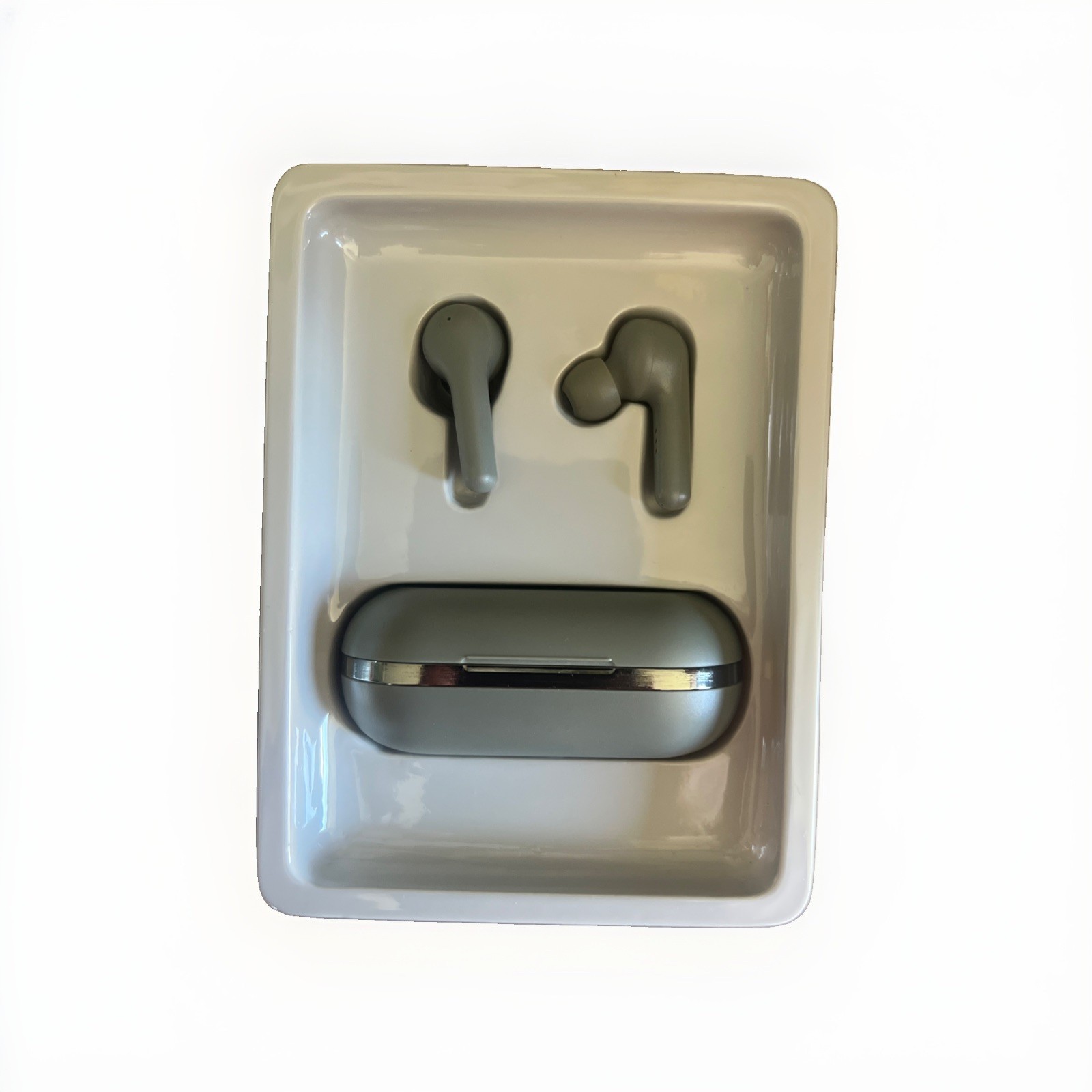 Heyday True Wireless Earbuds Gray In Ear Charger Included Tested Full Functional