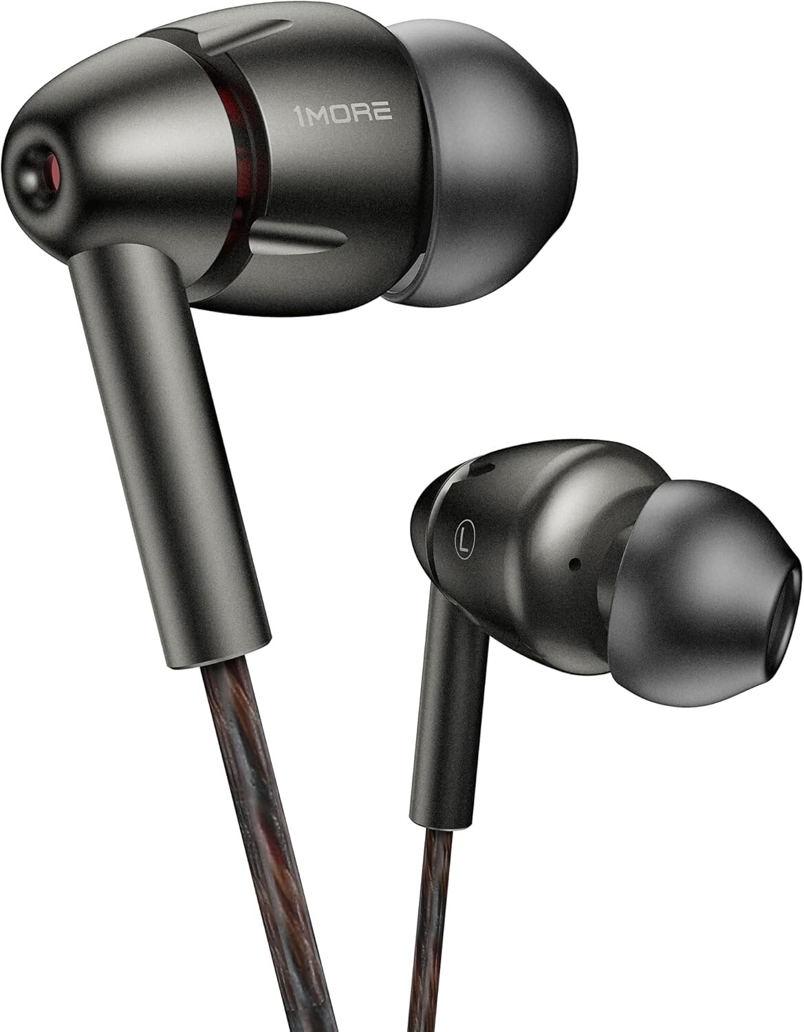 Quad Driver in-Ear Earphones Hi-Res High Fidelity Headphones Warm Bass, Spaci…
