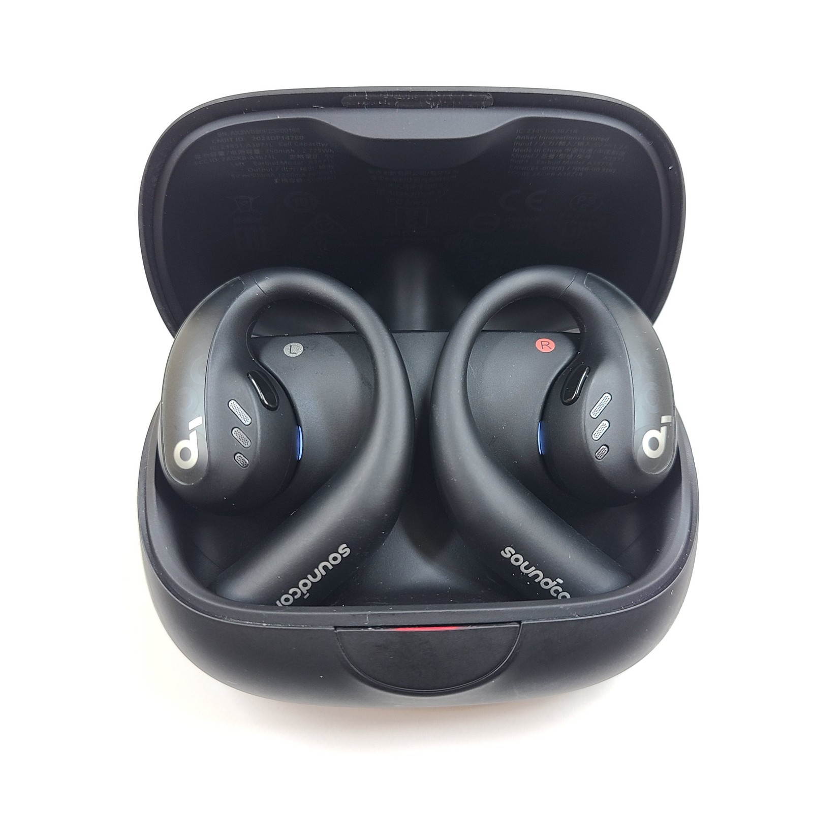 Anker Soundcore AeroFit Pro Open-Ear Wireless Earbuds A3871 – Black