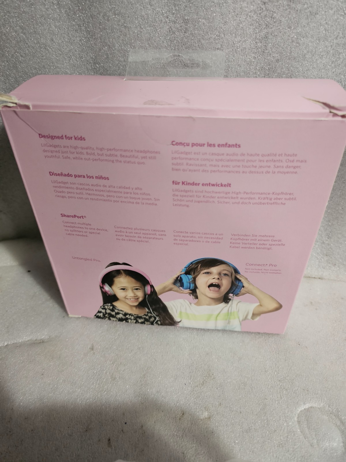 LilGadgets Untangled Pro Children’s Wireless Bluetooth Headphones On-Ear Toddler