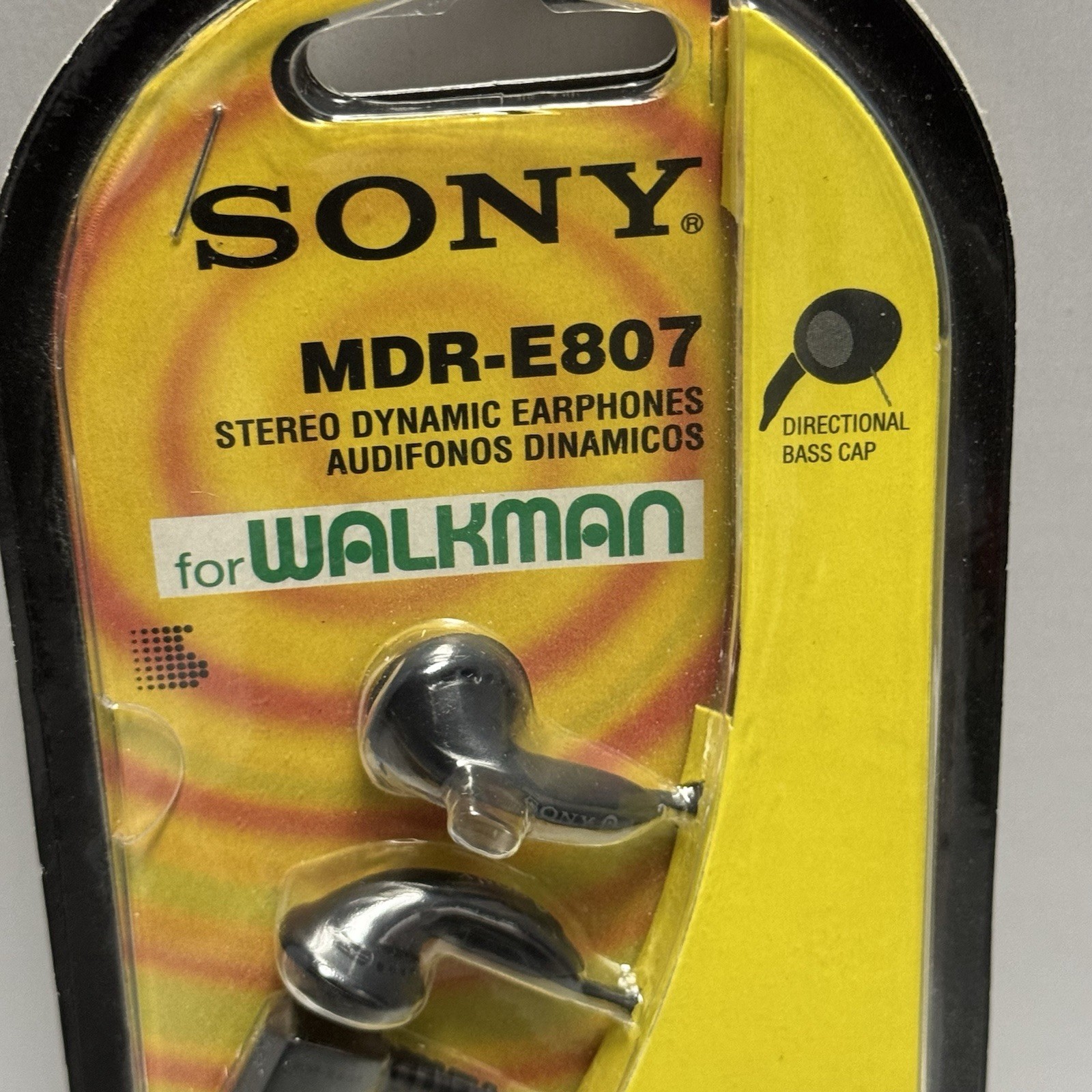 Sony MDR-E807 Fontopia Stereo Earphone Twin Turbo Mega Bass for Walkman NOS READ