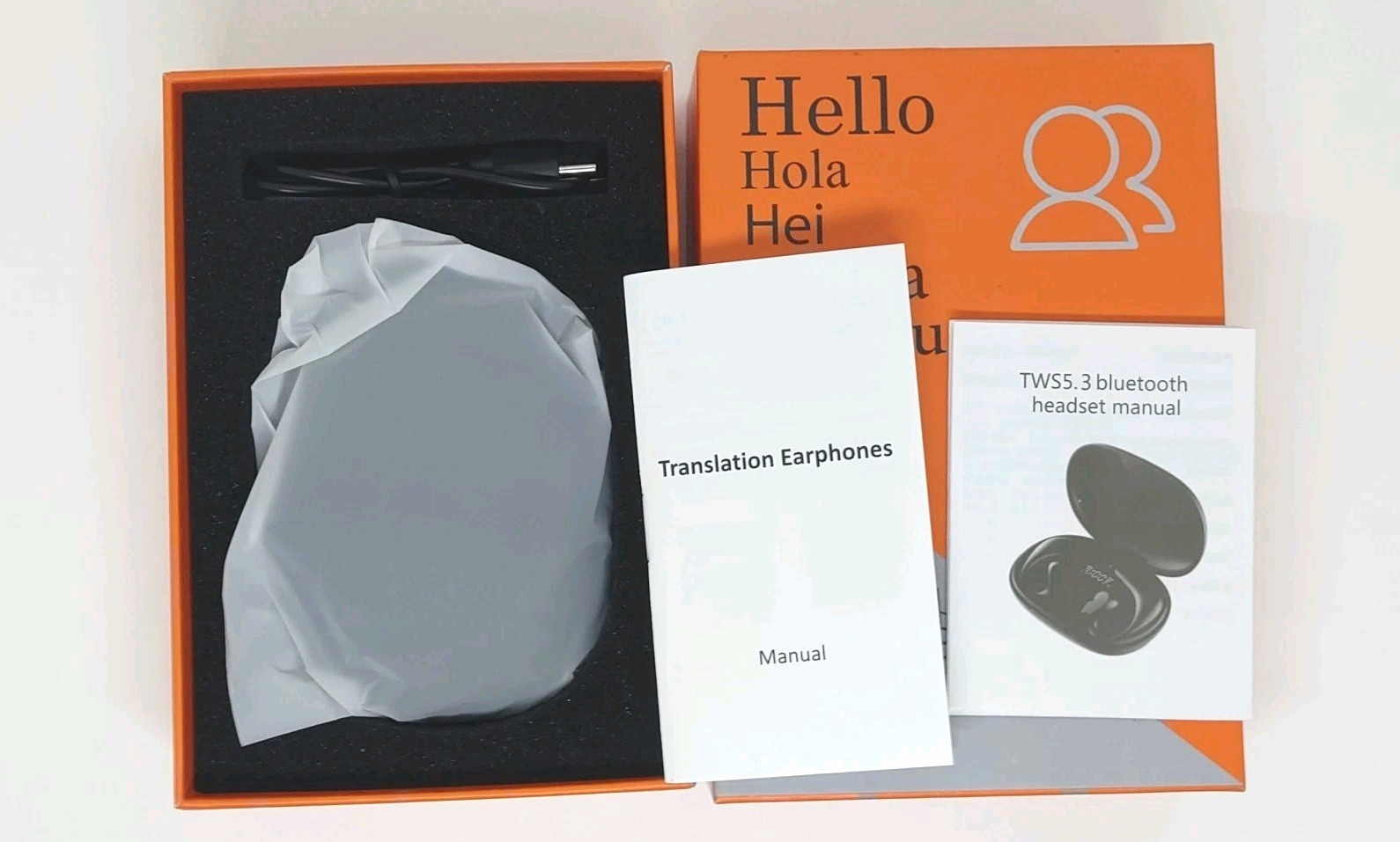 AI Translation Earphones 144 languages 2-way Realtime Conversation