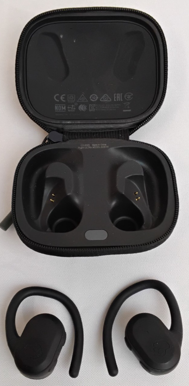 Skullcandy Push Ultra Wireless Earbuds w/ Charging Case Tested & Working #Z5729