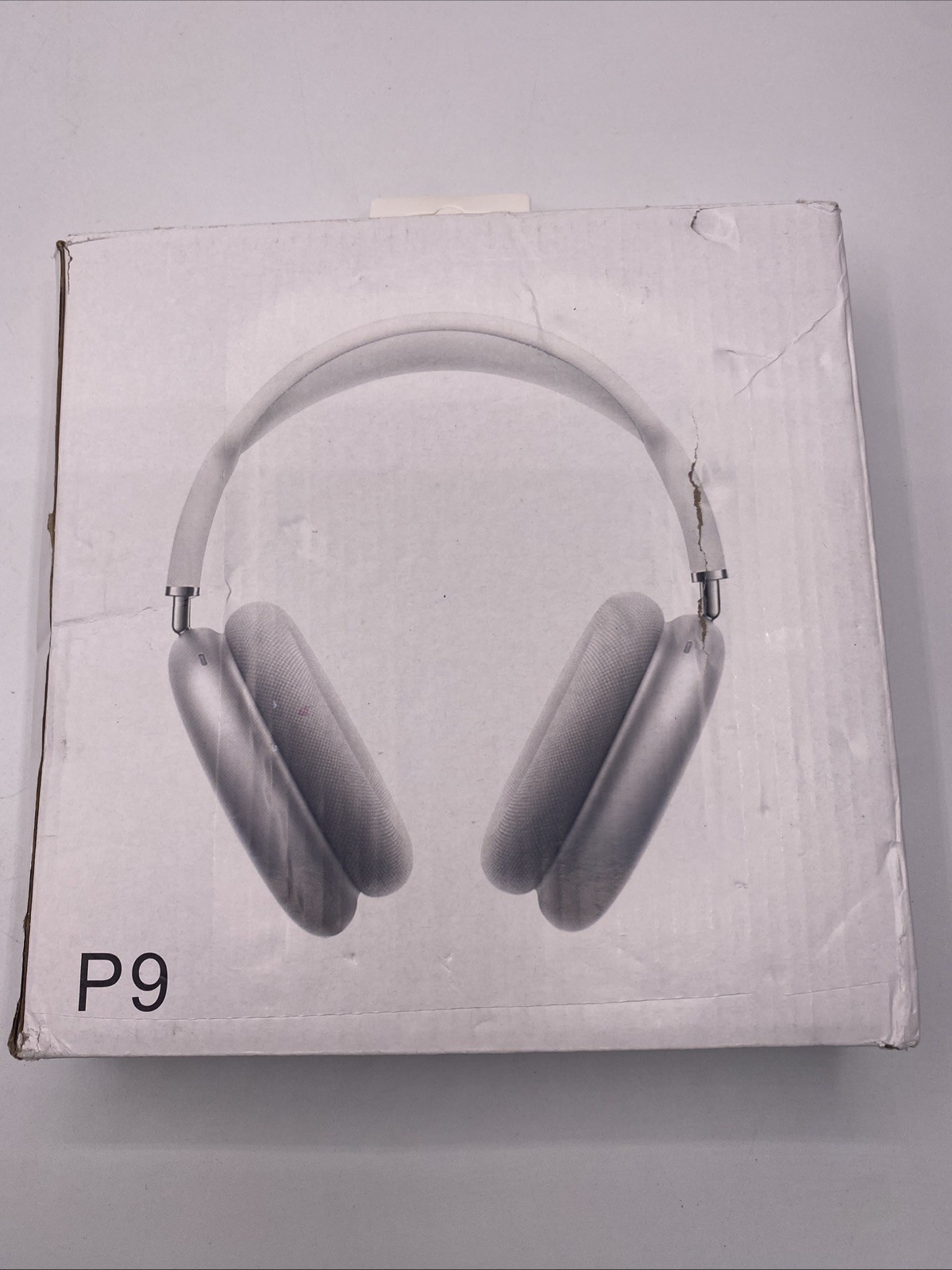 New P9 WIRELESS Hi FI Stereo Headphones White Gamer Headset NIB ATL125