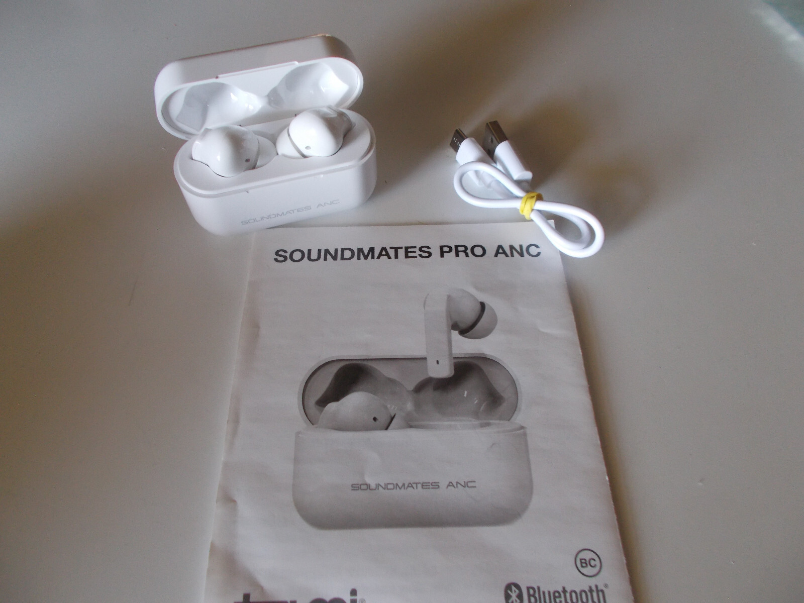 Tzumi Pro Anc Sound Mates Wireless Stereo Earbuds Bluetooth 5.0 Noise Cancelling