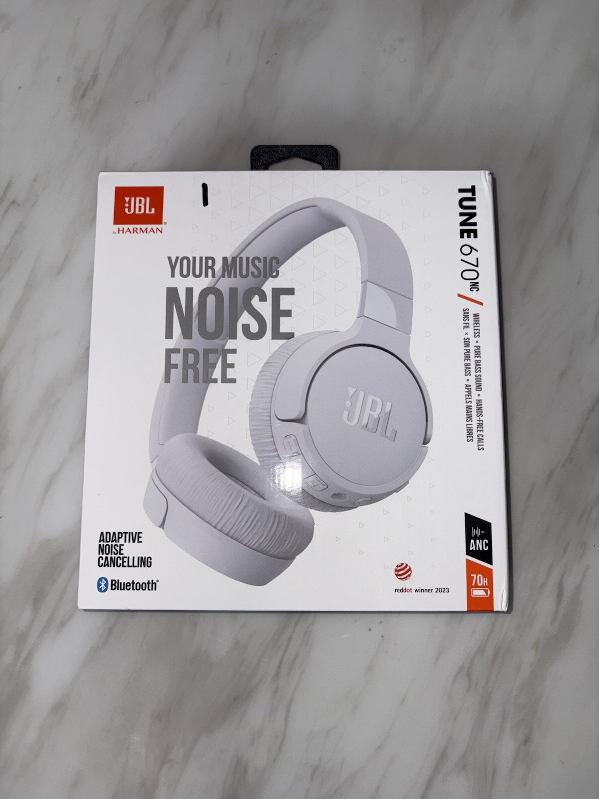 JBL Tune 670NC Bluetooth Wireless Headphones
