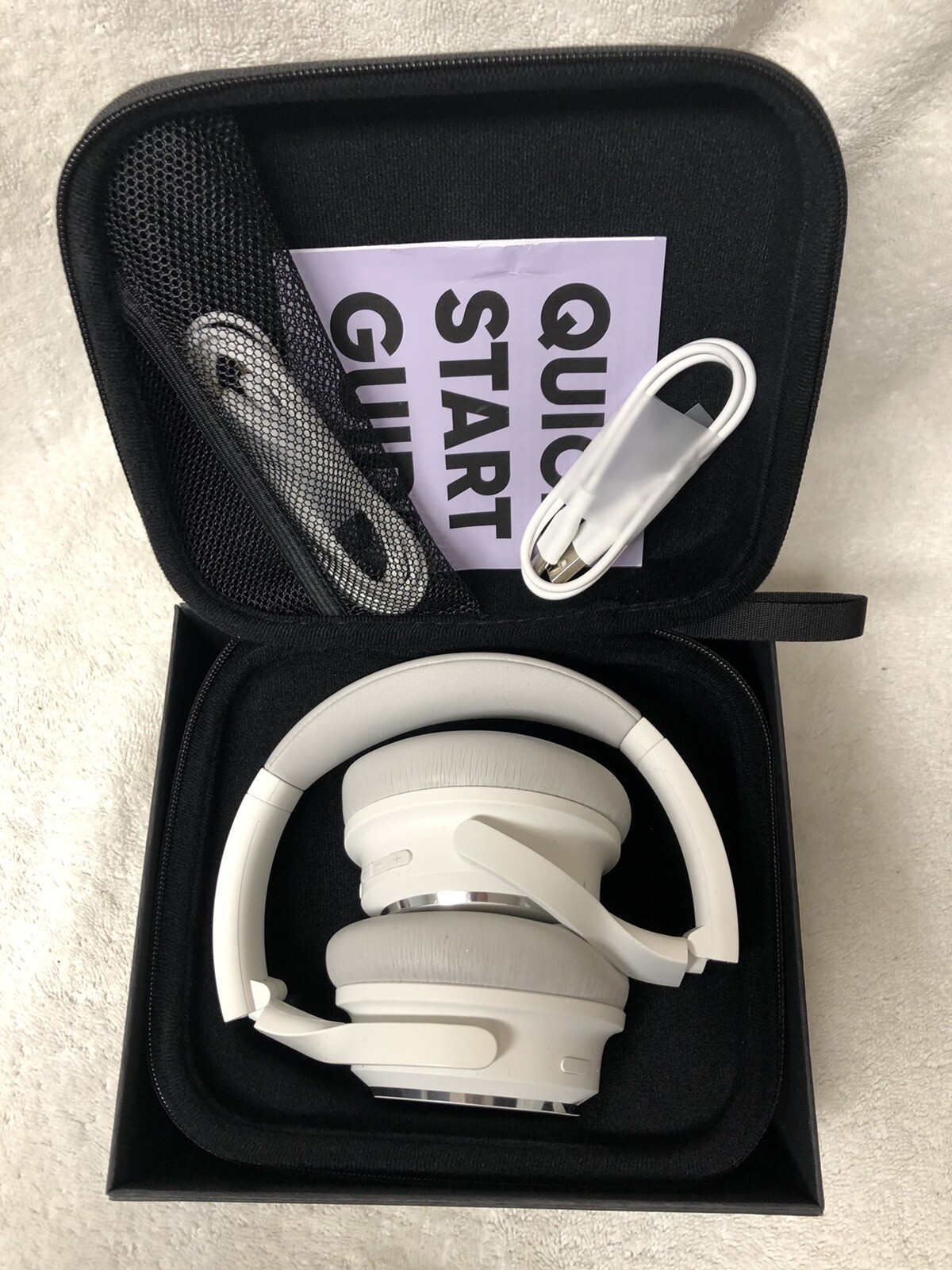 Wyze Noise Cancelling Headphones And Hard Case For Travel, Wireless Over The Ear
