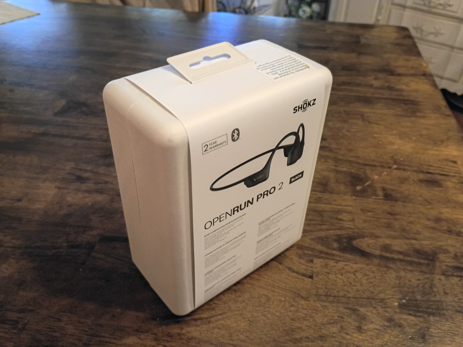 New Shokz OpenRun Pro 2 Bone Conduction Open-Ear Sport Headphones Black