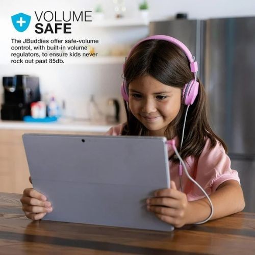 JLab JBuddies Studio On-Ear Kids Wired Headphones with Mic *FREE SHIPPING*