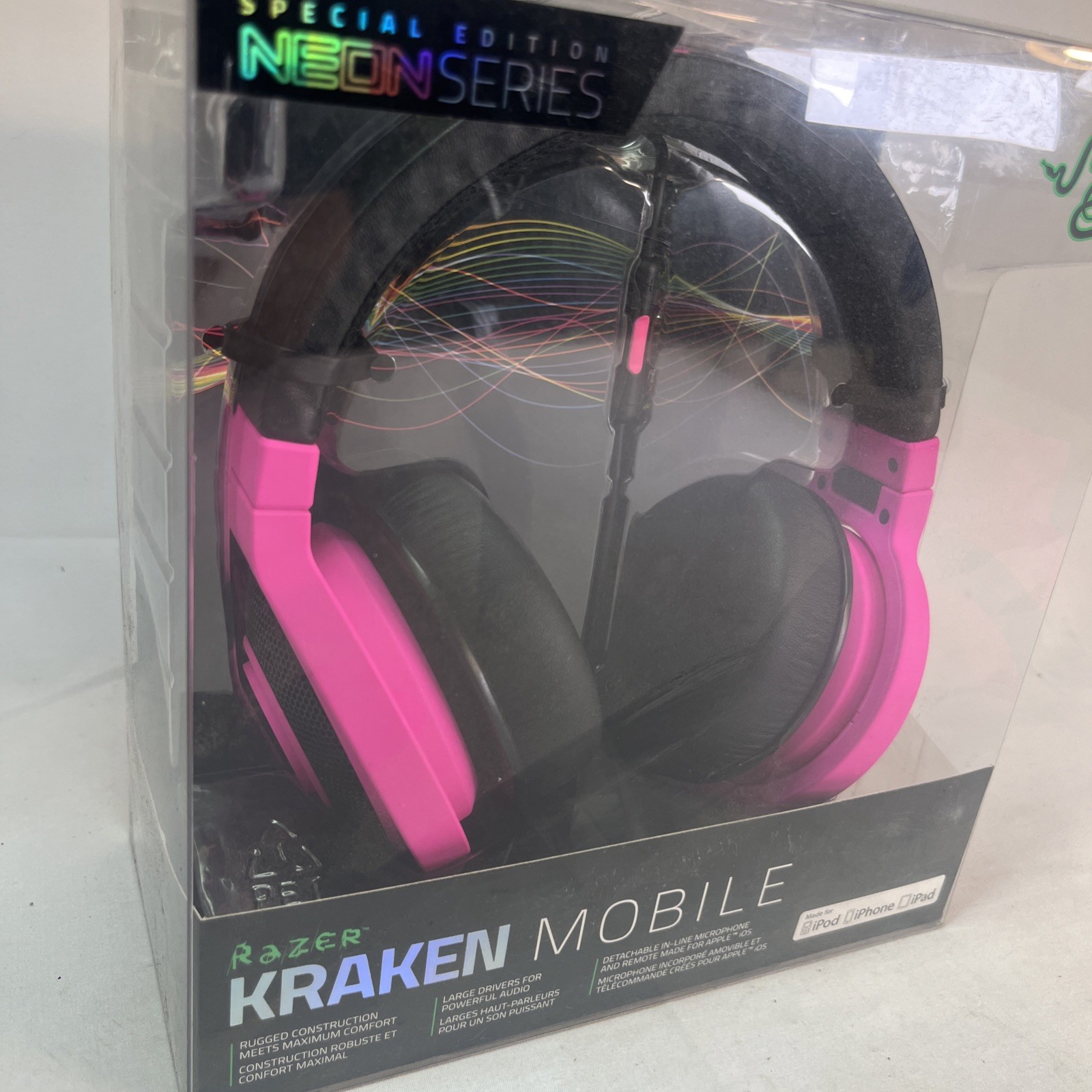 Razer Kraken Mobile Headphones Neon Pink RZ04-01400500-R3U1