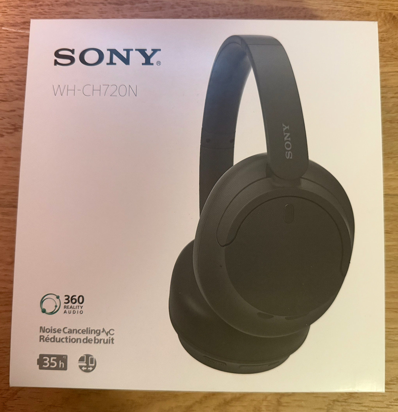 Sony WH-CH720N Wireless Over-Ear Headphones – Black