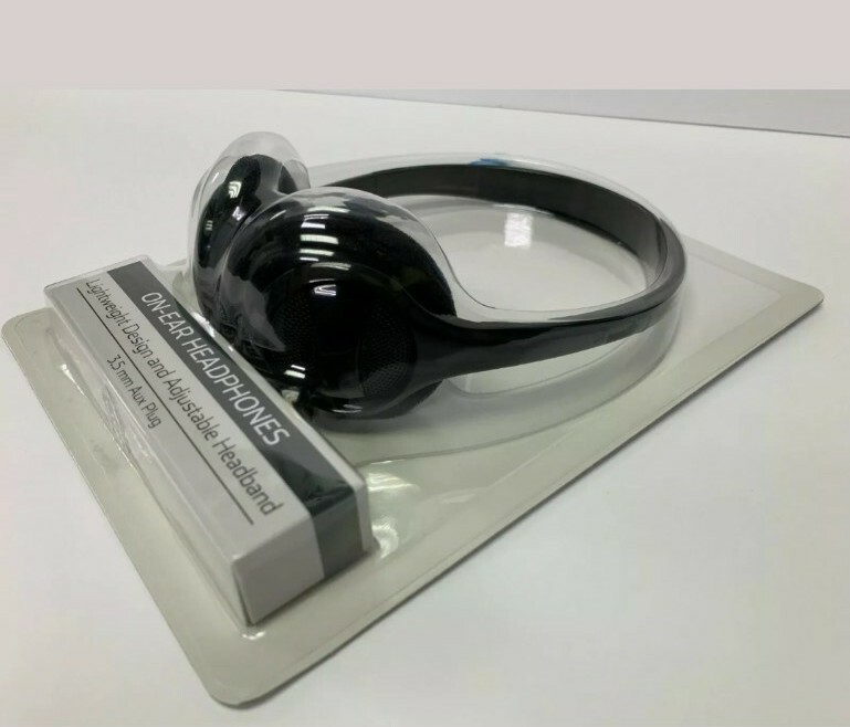 *BRAND NEW* ONN On-Ear Headphones with 3.5mm Jack Adjustable headband