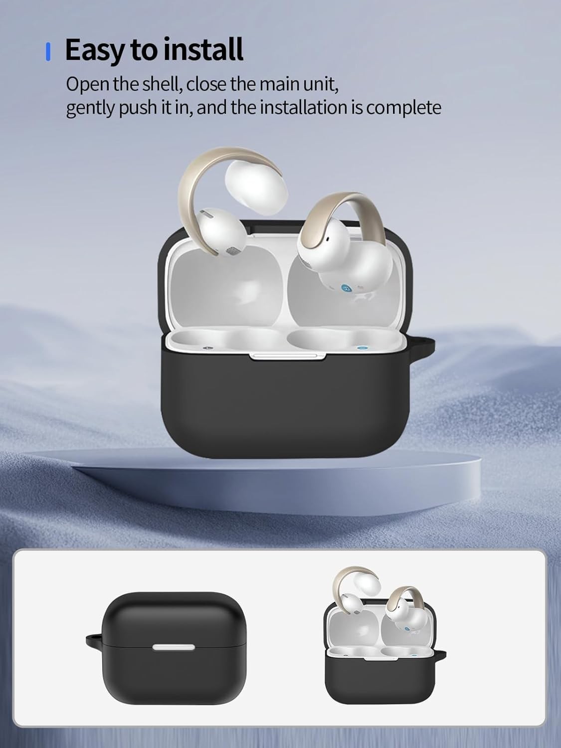 Compatible with Anker Soundcore AeroClip Active Noise Cancelling Earbuds,Premium