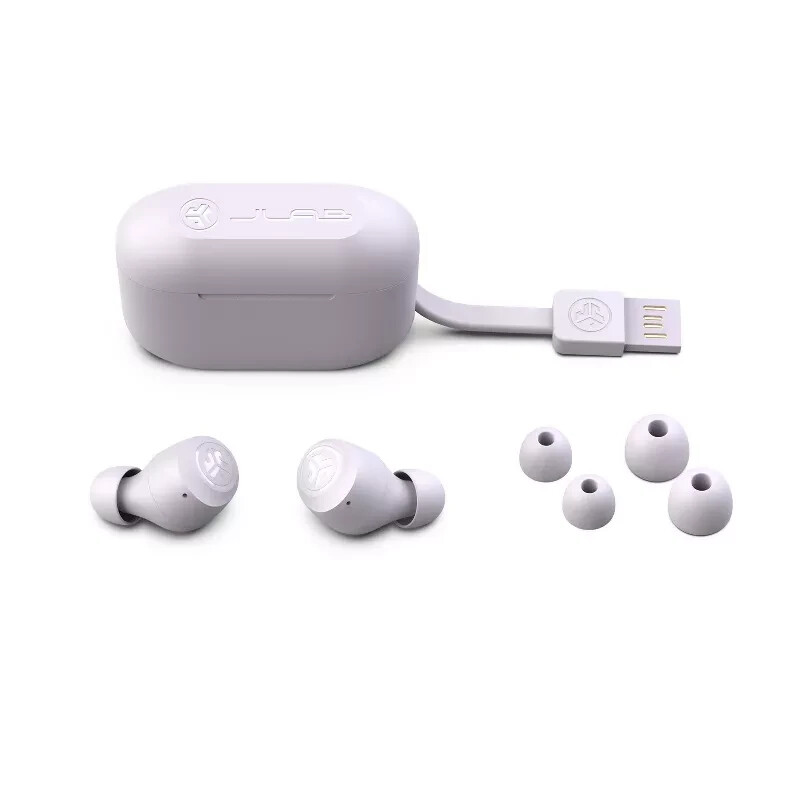 JLAB GO POP+ True Wireless EARBUDS~35+Hours Play~CUSTOM SOUND+BASS BOOST *LILAC