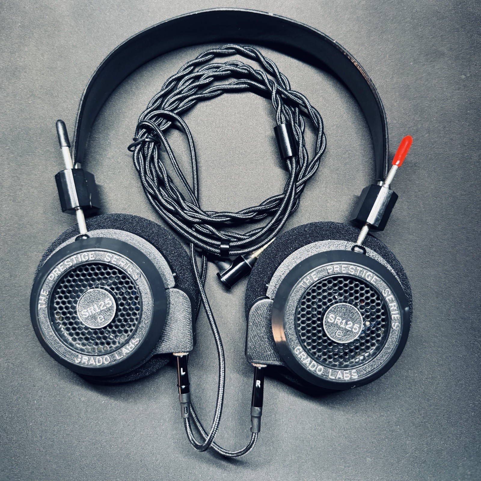 Grado SR125 Prestige Open-Back On-Ear Headphones with DETACHABLE WIRE MOD.