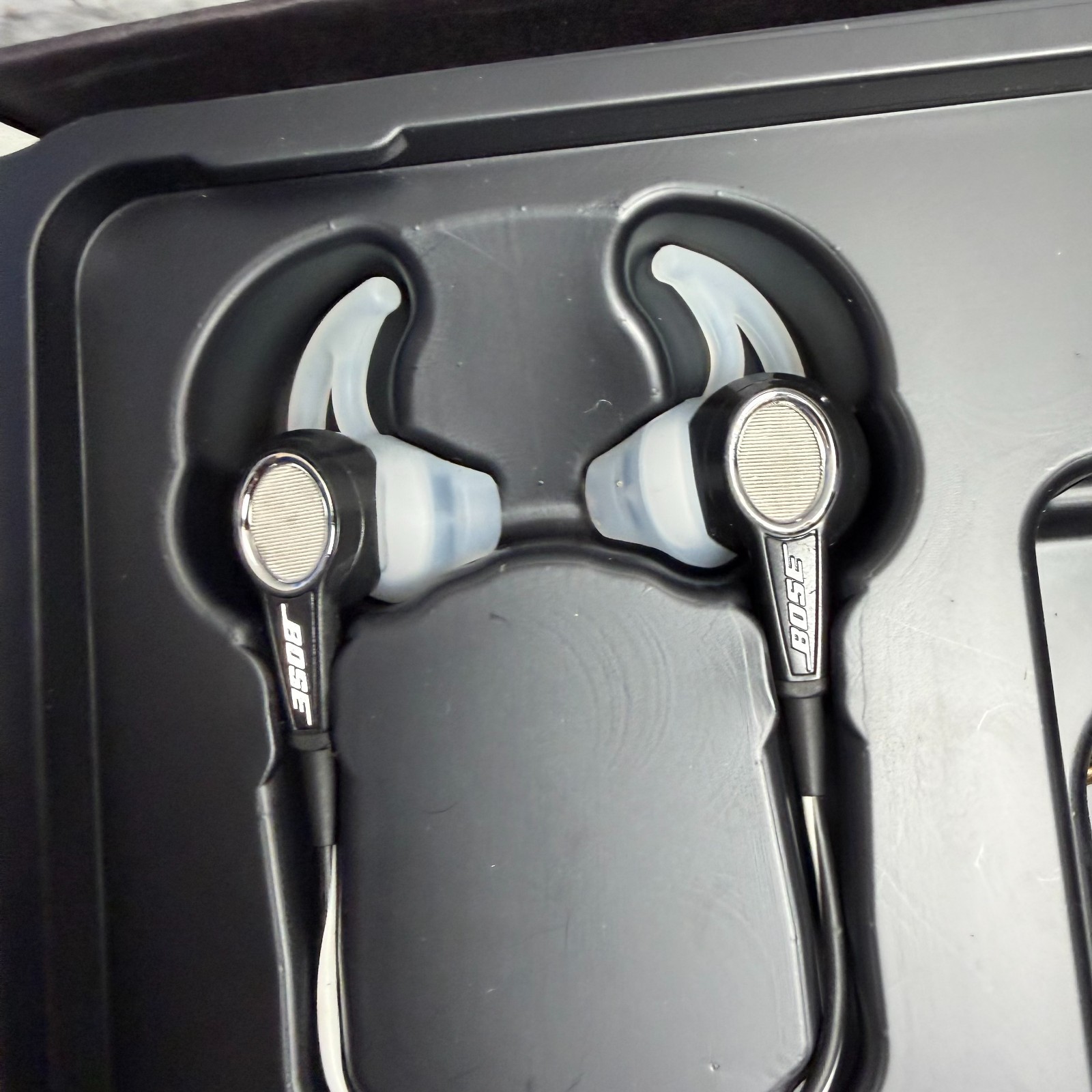 Bose MIE2 Black Water Resistant Sound Isolation Mobile In-The-Ear Headphones