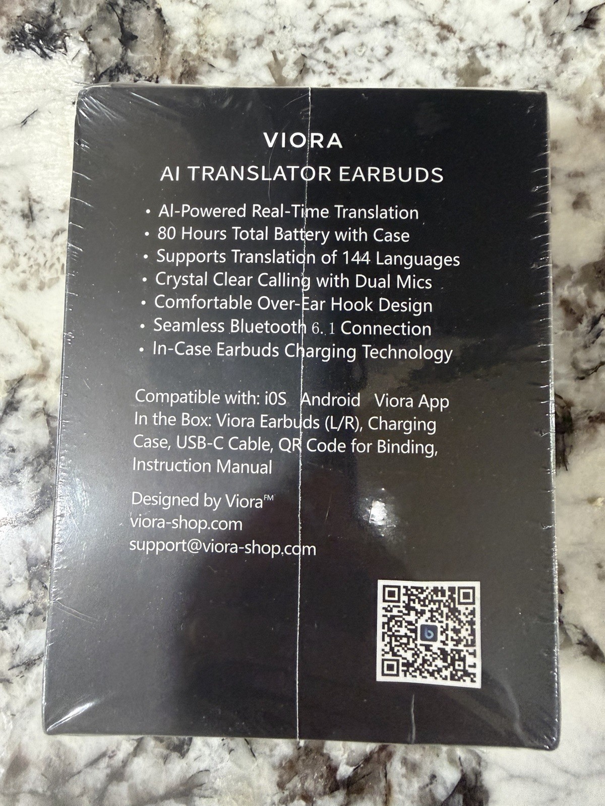 Viora Understand the World AI Translator Earbuds New Sealed In Box