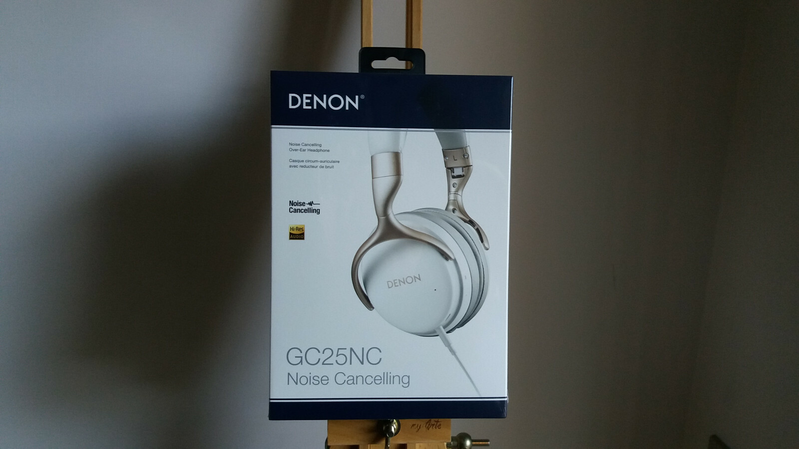 Denon AH-GC25NC White Noise Cancellation Headphones (Black & Withe)