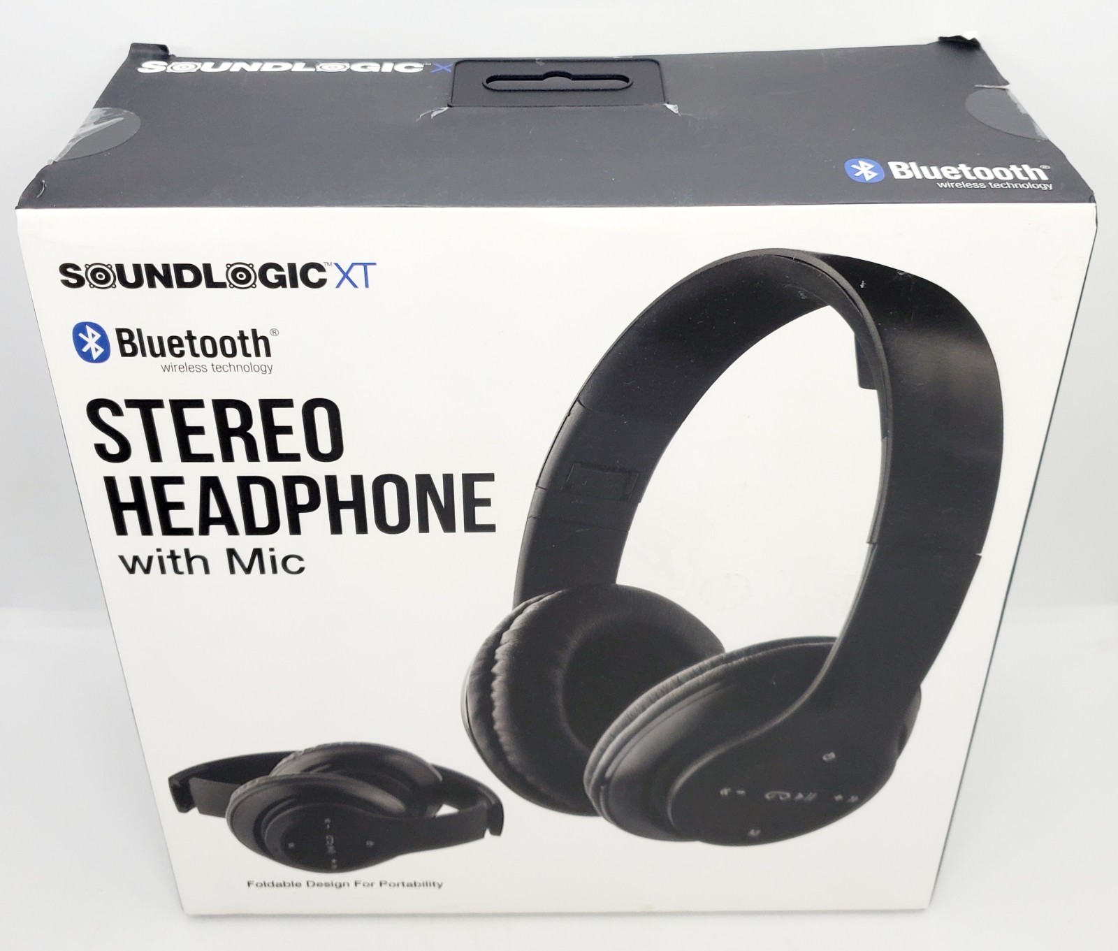 Brand New! Soundlogic XT Wireless Bluetooth HeadPhones With MIC Black Mint! 🎧🎶