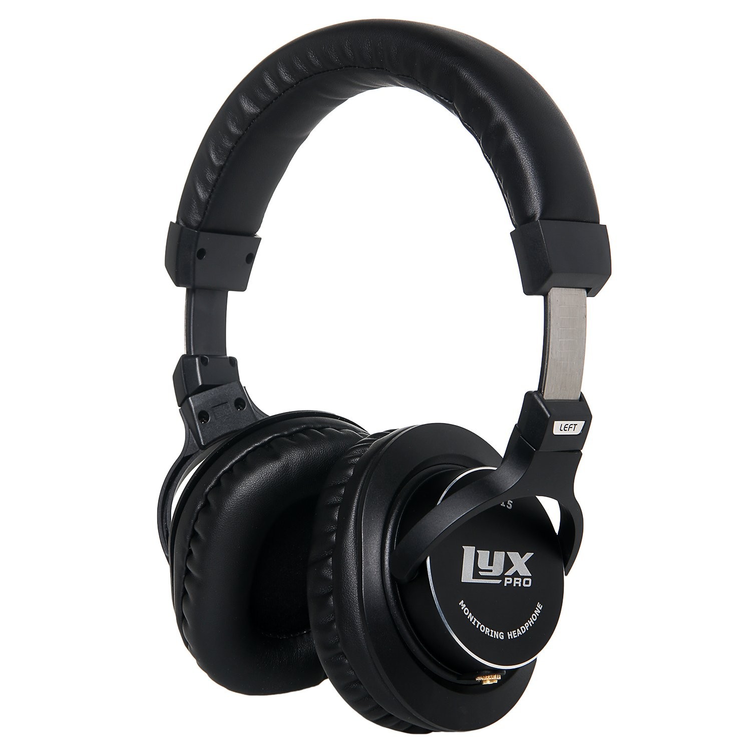 LyxPro HAS-15 Studio Headphones Closed-Back Over Ear with Detachable Cables
