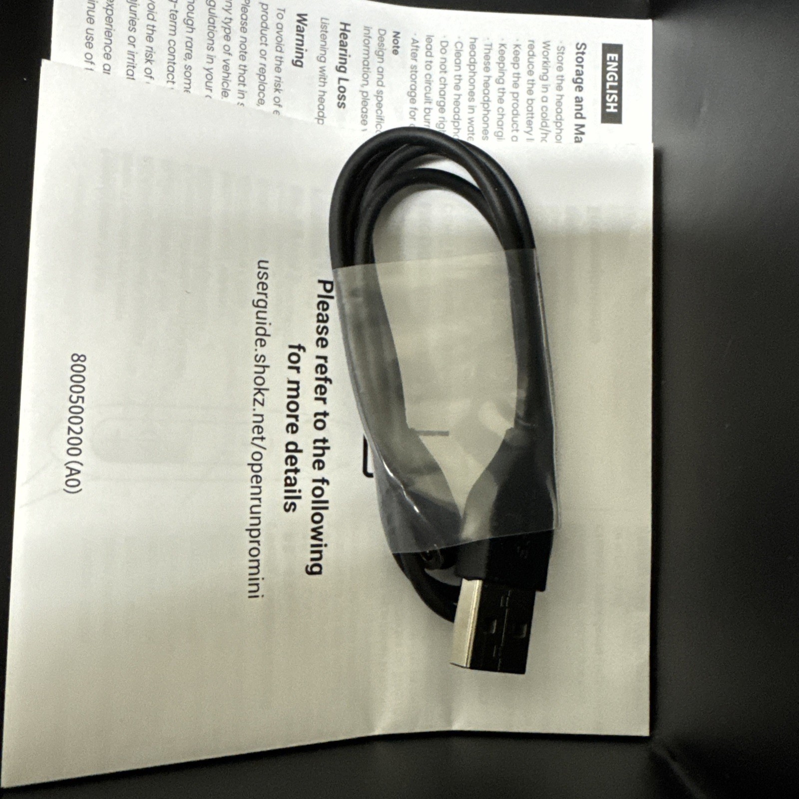 Shokz OpenRun Pro Mini Bluetooth Wireless Headphones – Black