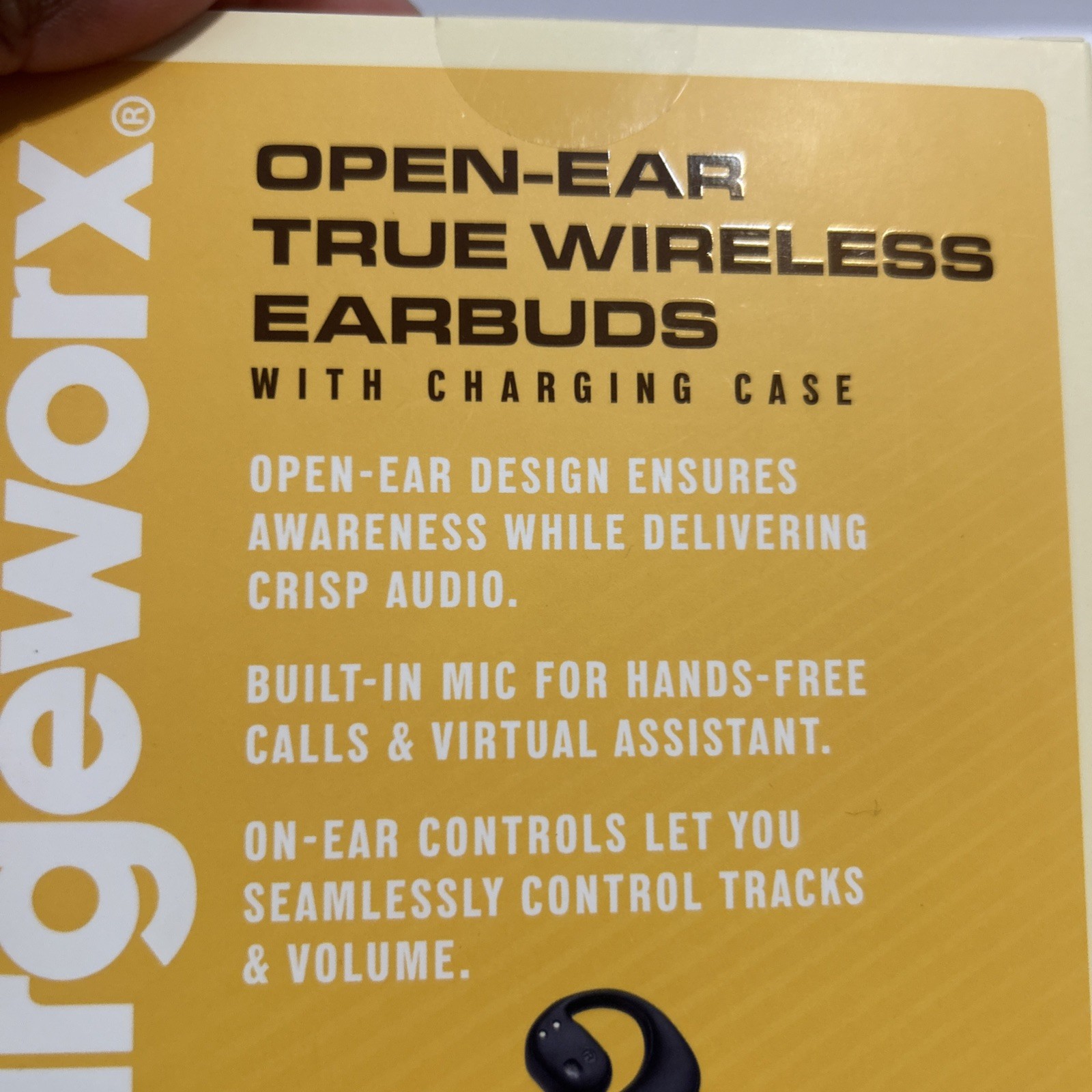 Chargeworx Open Ear True Wireless Earbud With Charging Case