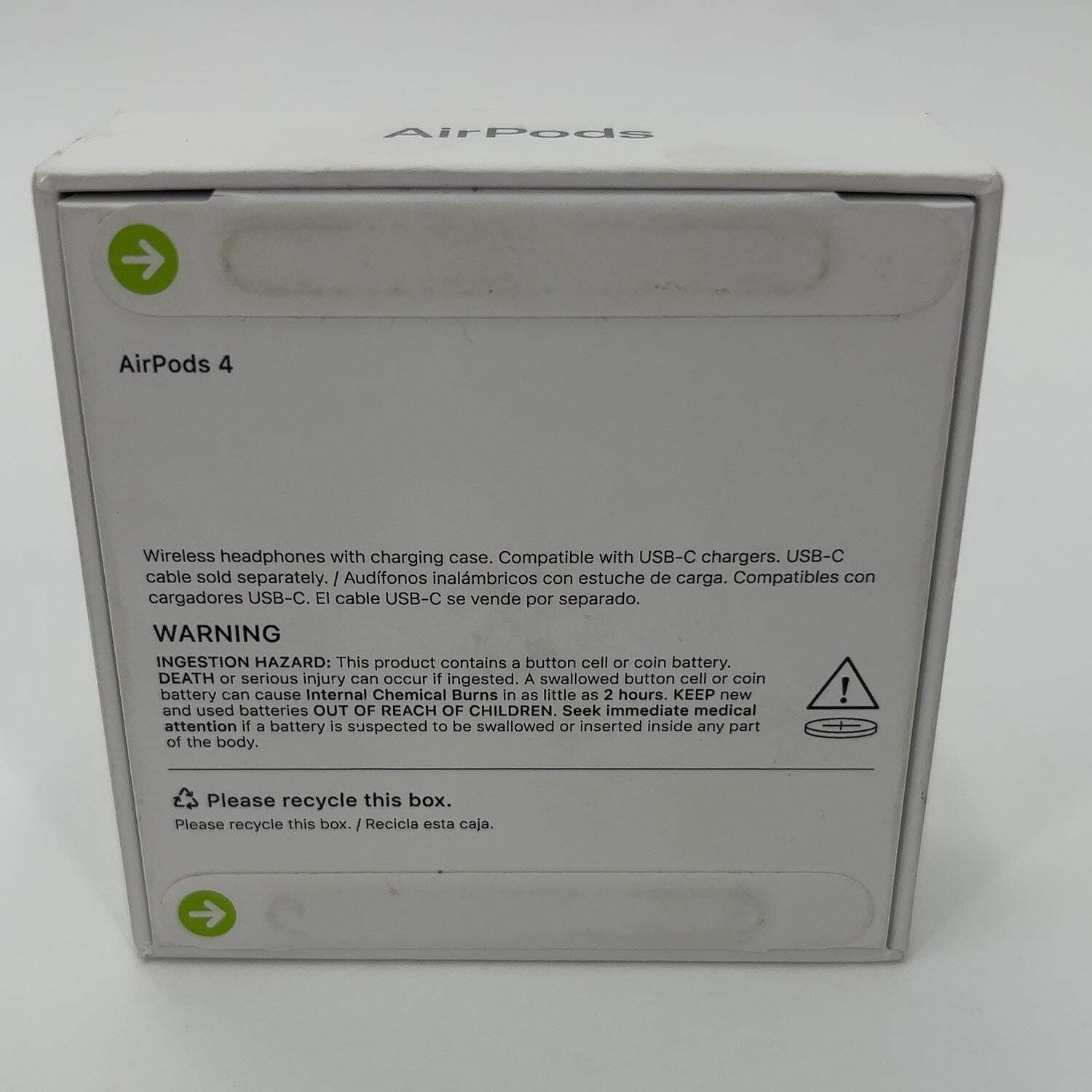 New Apple AirPods 4th Gen with Charging Case A3053 A3058 A3050 MXP63LL/A