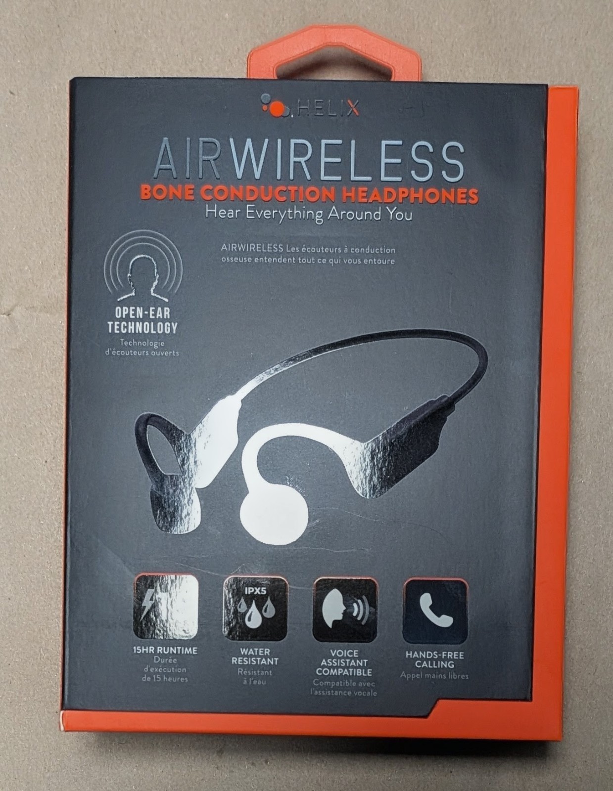 Helix AirWireless Bone Conduction Headphones Bluetooth Open Ear
