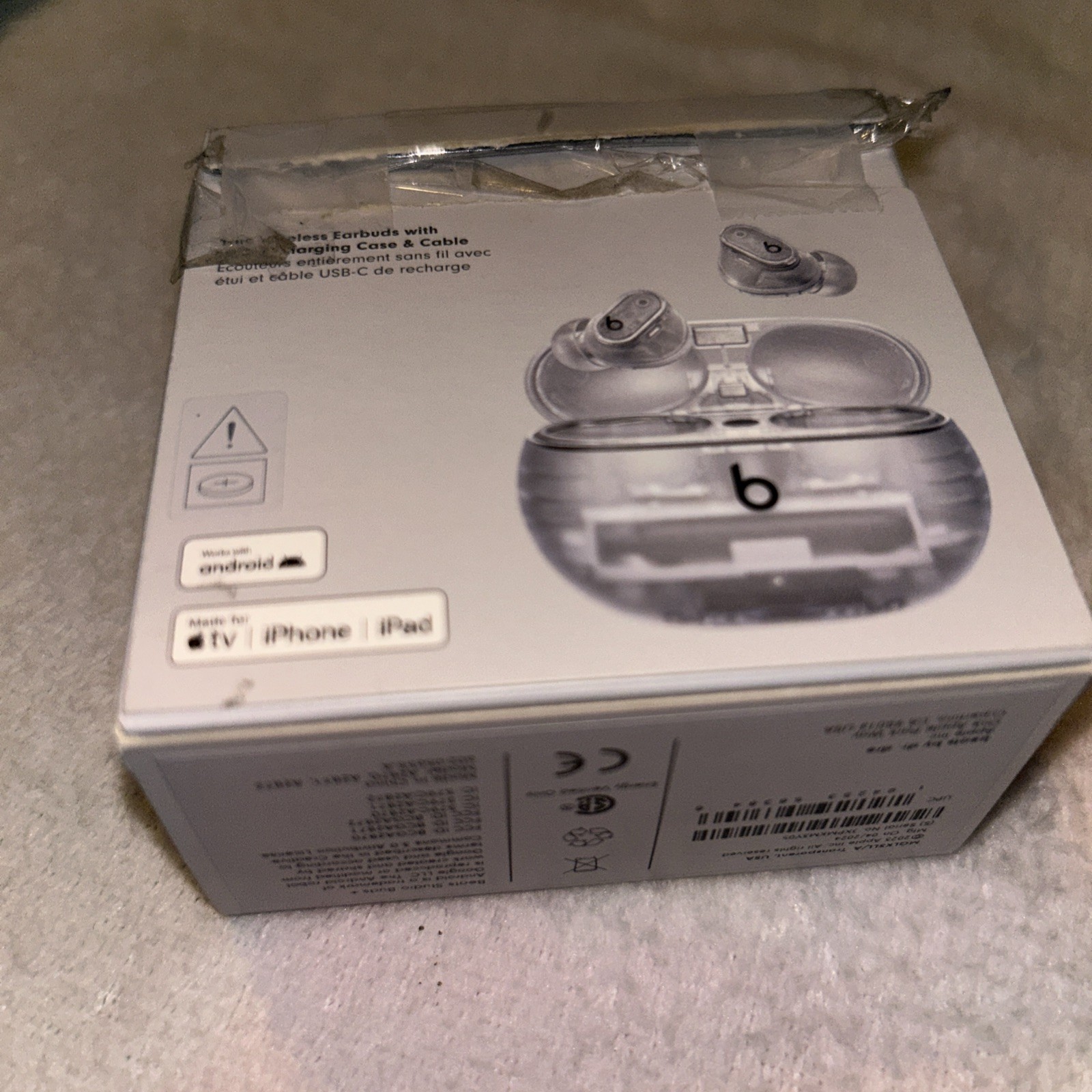 Beats by Dr. Dre – Beats Studio Buds + True Wireless Noise Cancelling – Clear