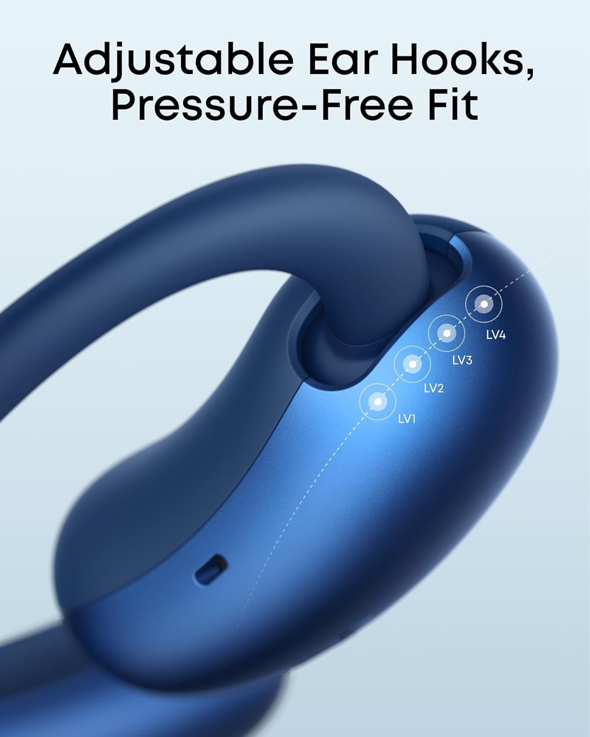 AeroFit 2 by , Open-Ear Headphones, Real-Time Translation Earbuds, 4 Adjustab…