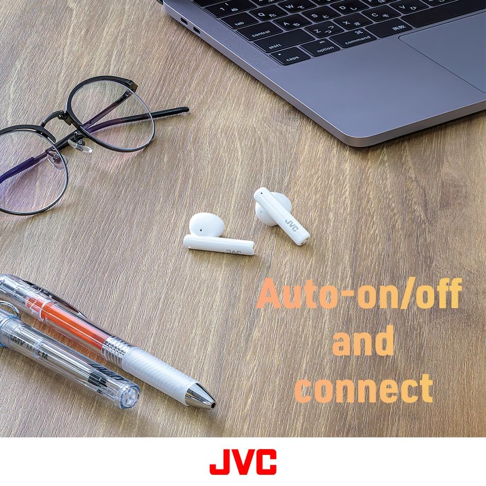Jvc Wireless Earbuds Bluetooth 5.1 Compact Waterproof Long Battery Life 30 Hours