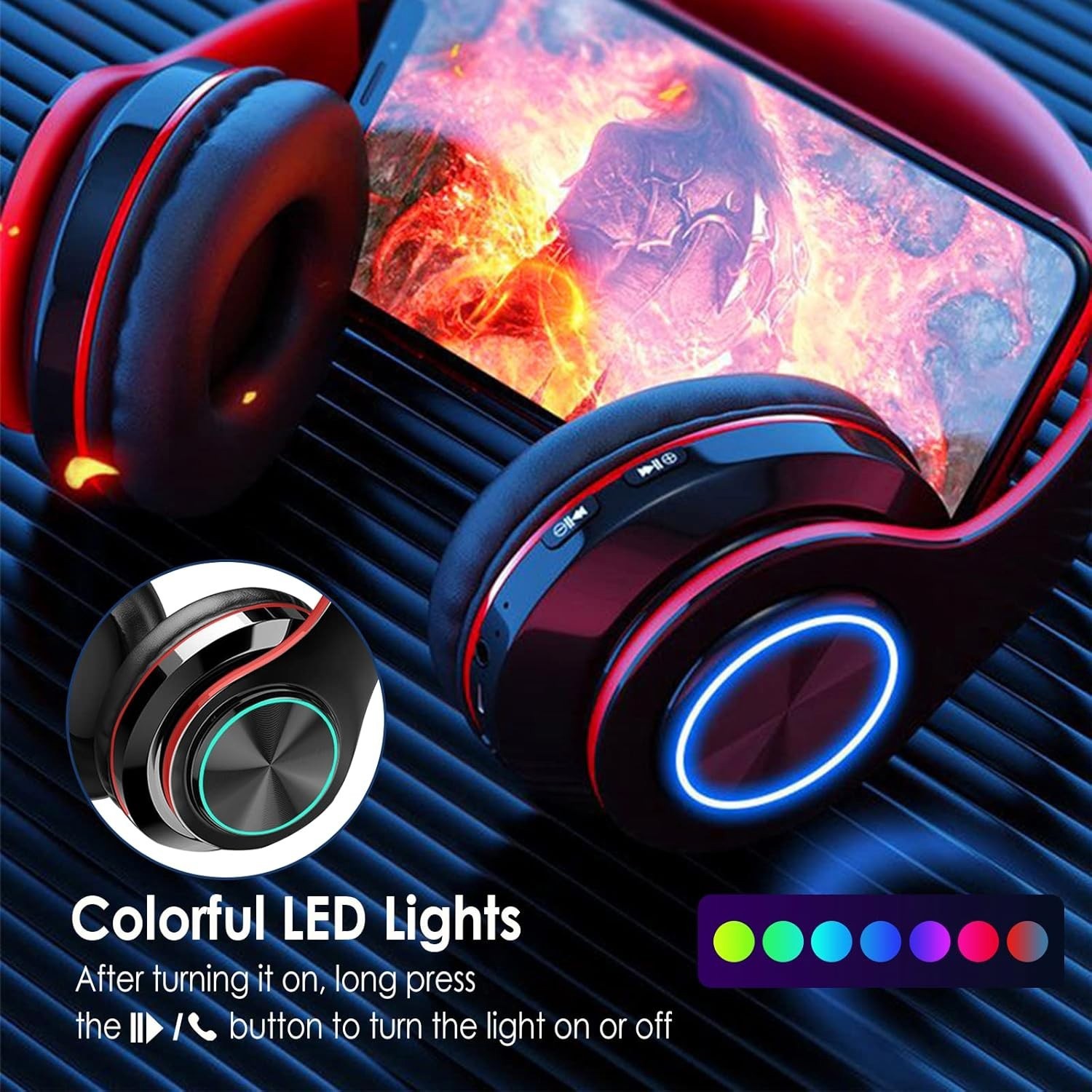 HIFI Stereo Foldable Lightweight Headphones, for Classroom,Home,Gift,Tablet Game