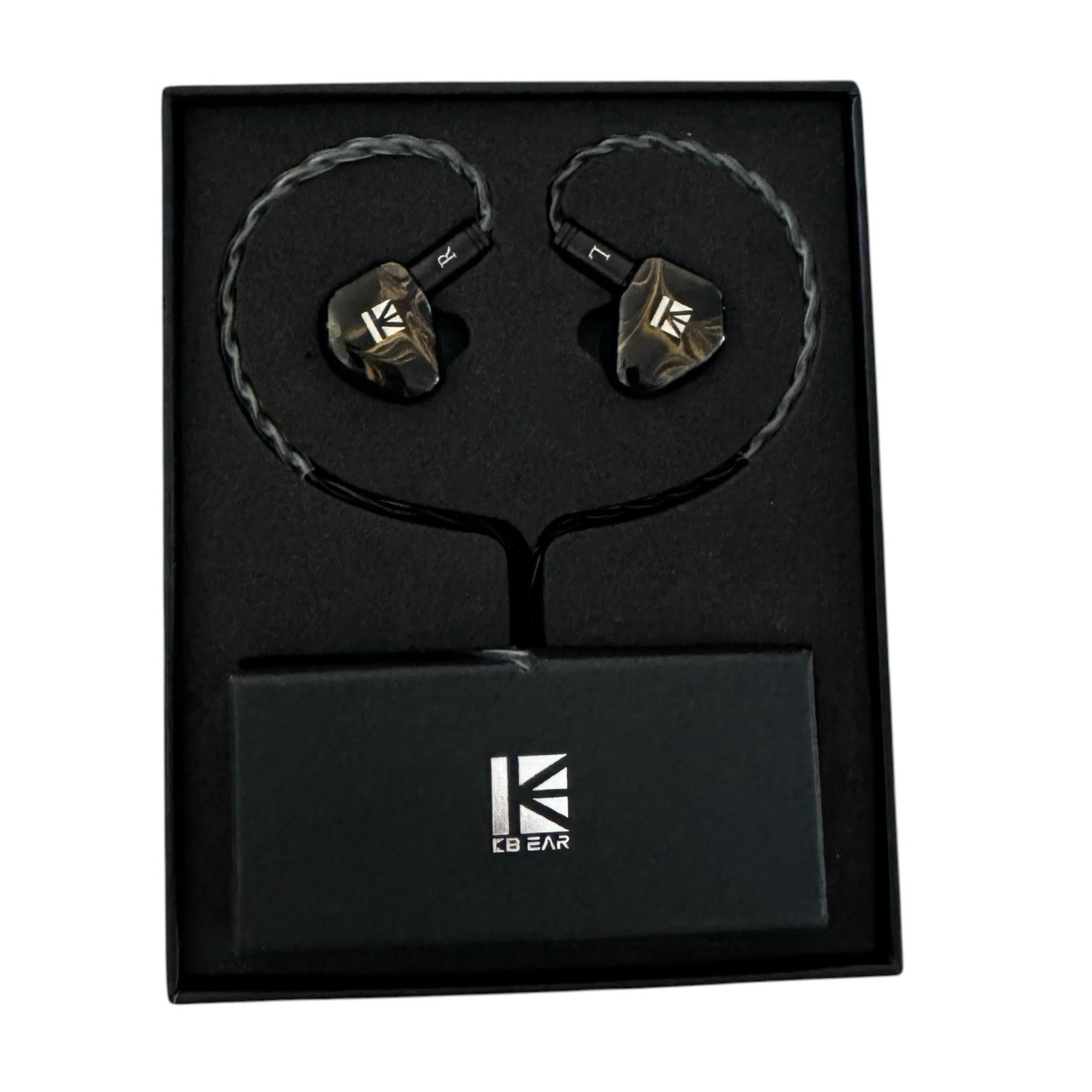 KBEAR KB01 In-Ear Monitors IEM 10mm Beryllium Dynamic 6N OFC 2PIN – GOLD