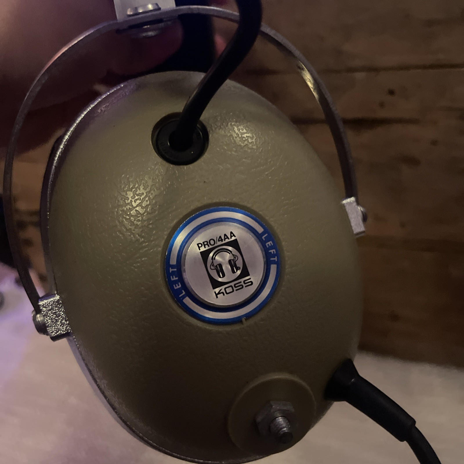 TESTED Vintage Koss Pro 4AA Headphones Studio Monitor Coiled Cable VTG