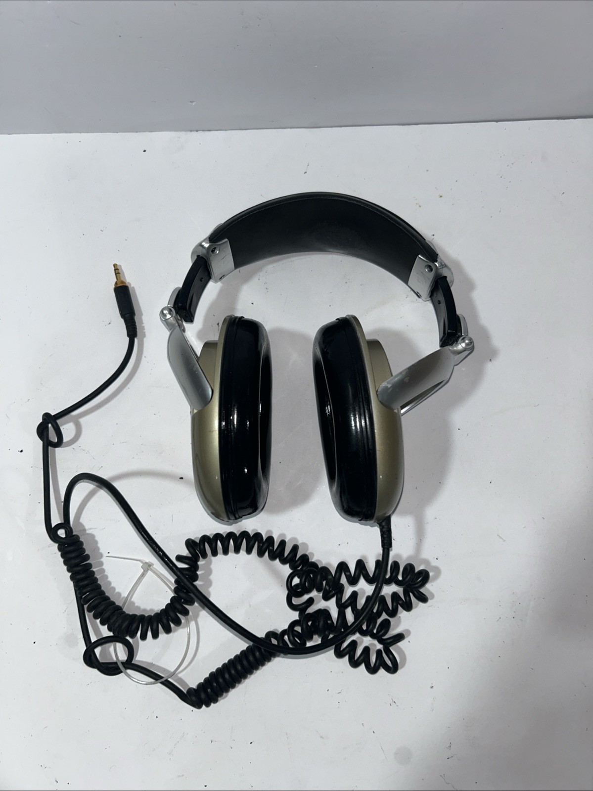 Koss Pro4AA Titanium Vintage Studio Headphones Coiled Cable