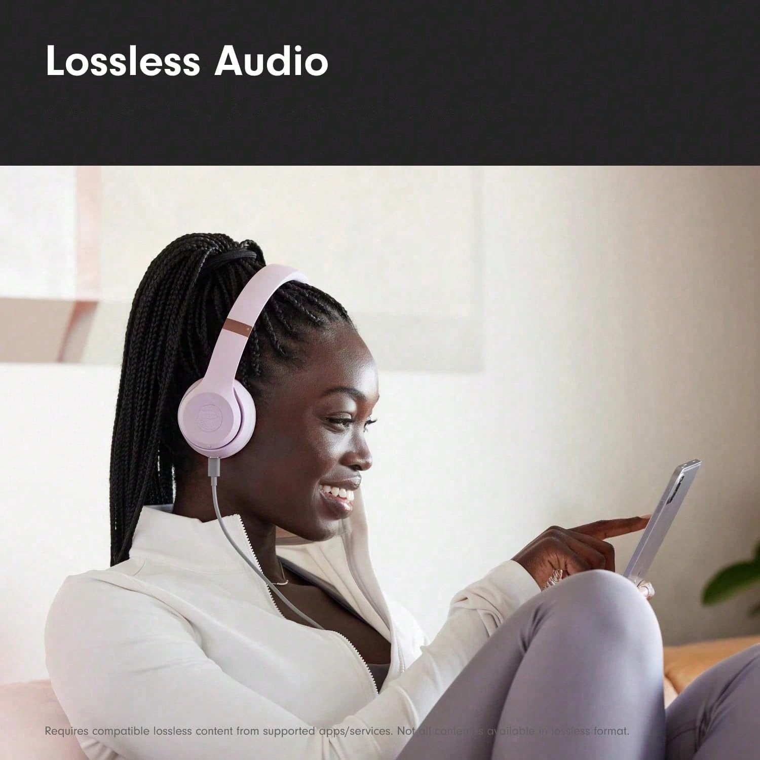 Wireless On-Ear Headphones, & Android Compatible, Up To 50 Hours Of Battery-FGQA