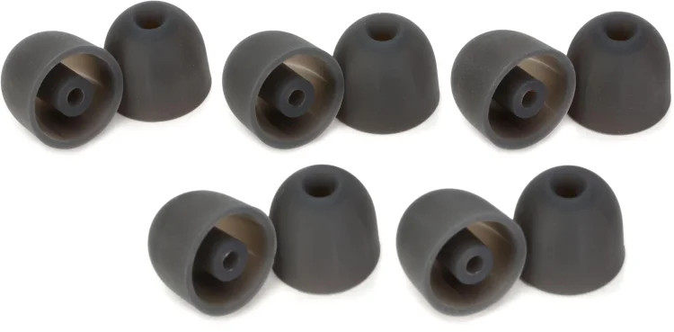 Westone Star Silicone Eartips – 12mm Black Size (5 pairs)