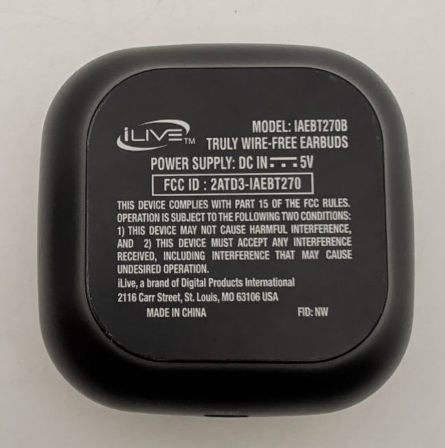 iLive Truly Wire-Free Sport Ear-hook Built-In Mic Wireless Stereo Sweat proof