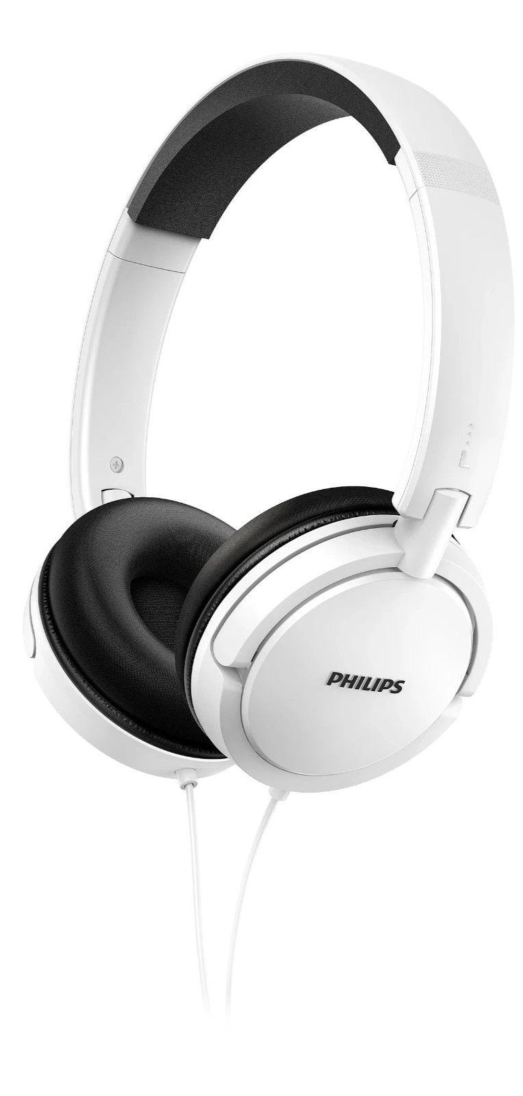 Philips SHL5000WT/27 On Ear Over Ear Headphones Extra Bass Foldable 3.5mm White
