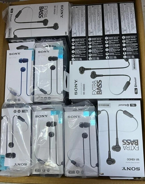 Official Sony Wireless Stereo Extra Bass Earphone WI-XB400 [ Black ] – BRAND NEW