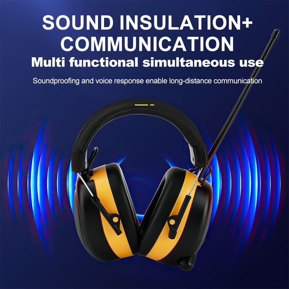FM Radio Ear Protection Bluetooth Headphones Ear Defenders Ear Muffs Adults