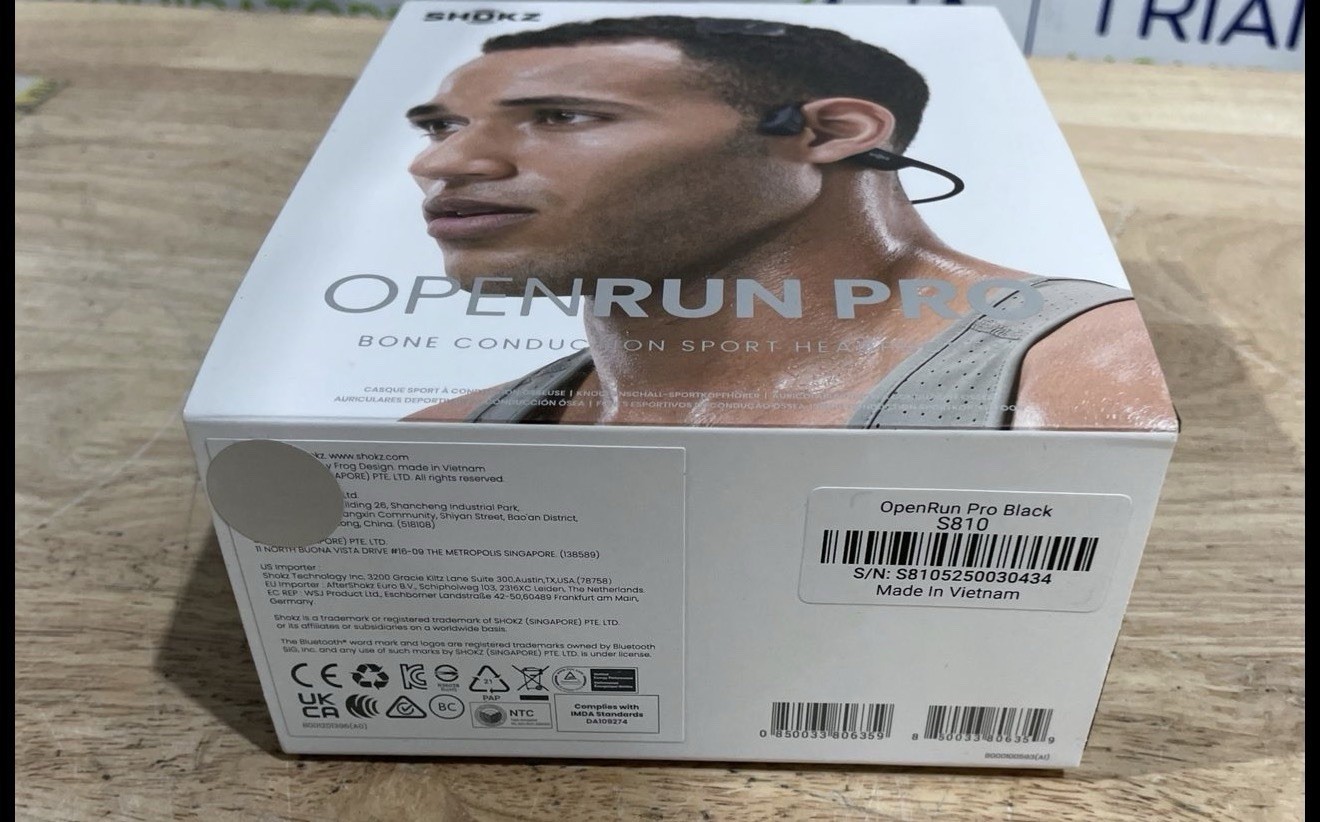 Shokz OpenRun Pro Bluetooth Wireless Headphones – Black